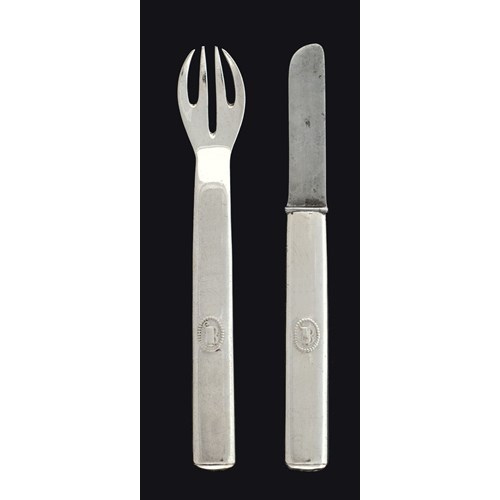 TWO PIECES OF CUTLERY FOR CHILDREN
